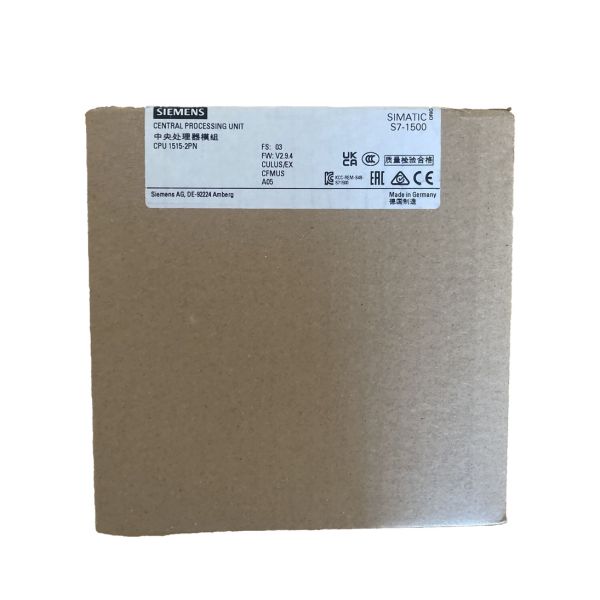 SIEMENS PLC SIMATIC S7-1500 CPU 1515-2 PN 6ES7515-2AM02-0AB0ENTRAL PROCESSING