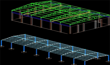 High Welding Steel Frame Structure Iron H Beams