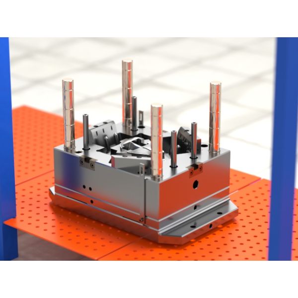 Transparent Inner Housing 1x1 Cold Runner Three Plate Mold No.19015 And 19016 -C