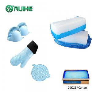 China Food Grade Solid Silicone Rubber High Temperature Resistance Oven Gloves on sale