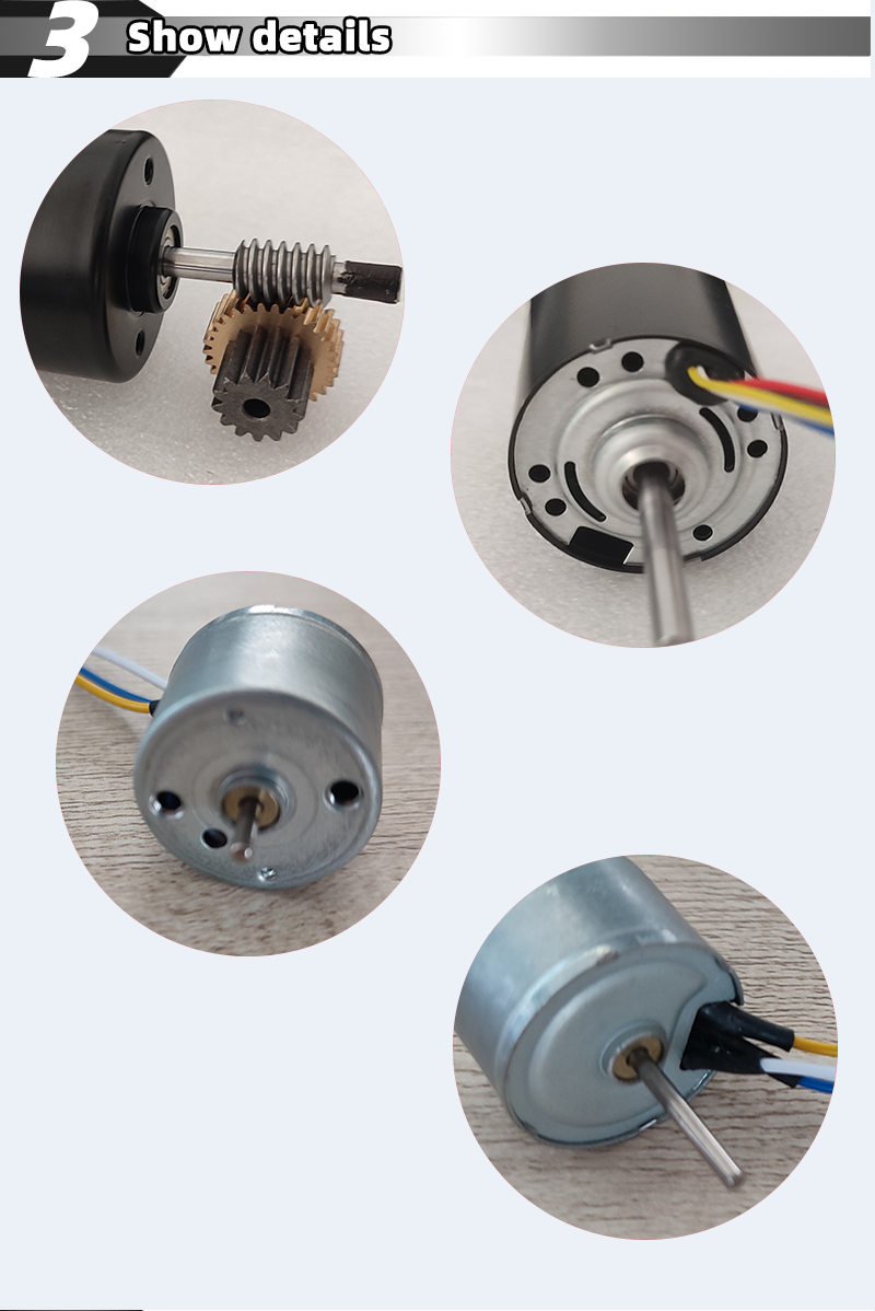 Faradyi Customized Factory Direct 24Mm Multifunctional BLDC Motor Internal Drive External Drive 12V 24V Motor