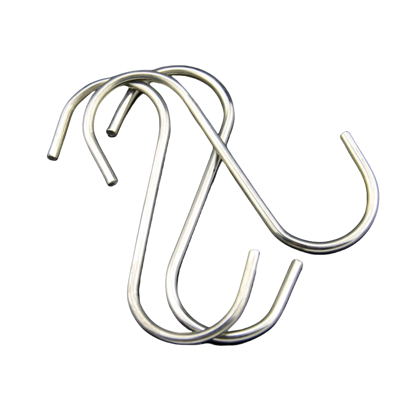 Metric Blue Anodized S Shaped Metal Hooks for Kitchen Cabinet Display m1.6 m2 m2.5 m3 m4 m5 m6 m8 m10 m12 m14 m16 m20