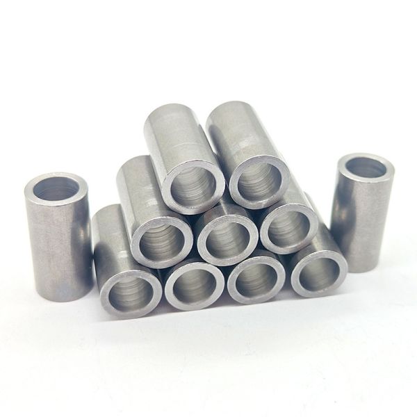 Anodized Round Coupling Nut Long Coupling Nut Thickening Without Threaded
