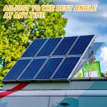 Adjustable Tilt Range Solar Mounting Bracket for PV System Structure Wind Load