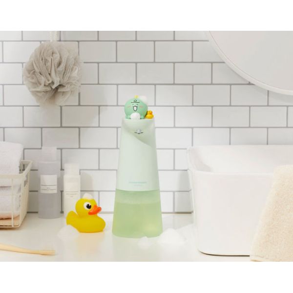 Green Cute Automatic Soap Dispenser ROHS 8.45oz Touchless Foaming