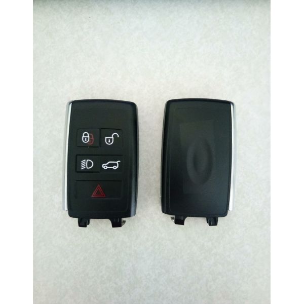 434MHz 5 Button Auto Key Fob / Land Rover Remote Key Plastic Black Color