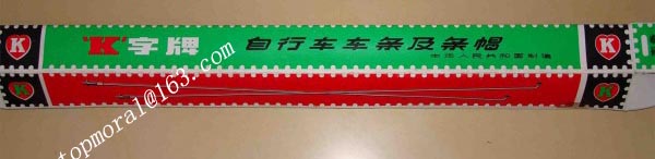 Bicycle Spokes with Red Tip