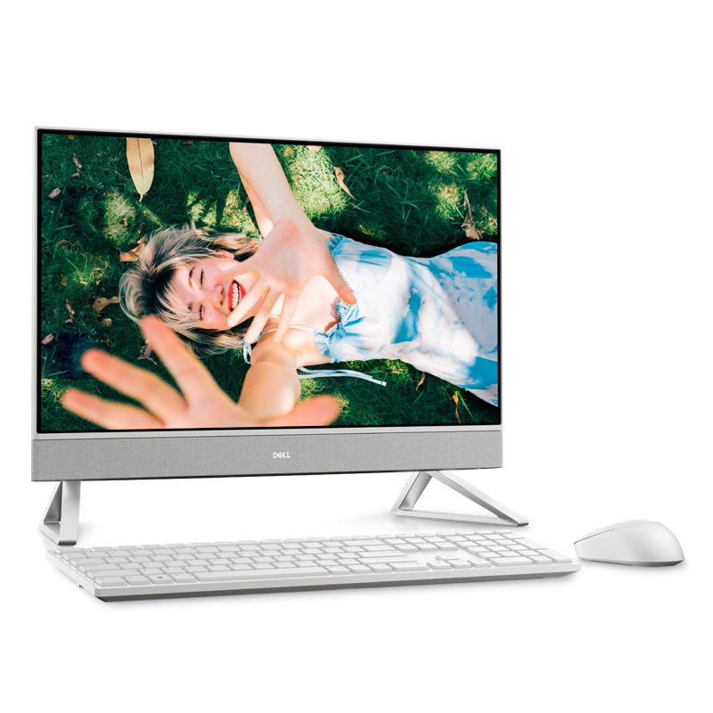 Dell Inspiron IN5415 23.8" AMD Ryzen R3-5425U 8GB 256GB SSD White All-in-One Computer