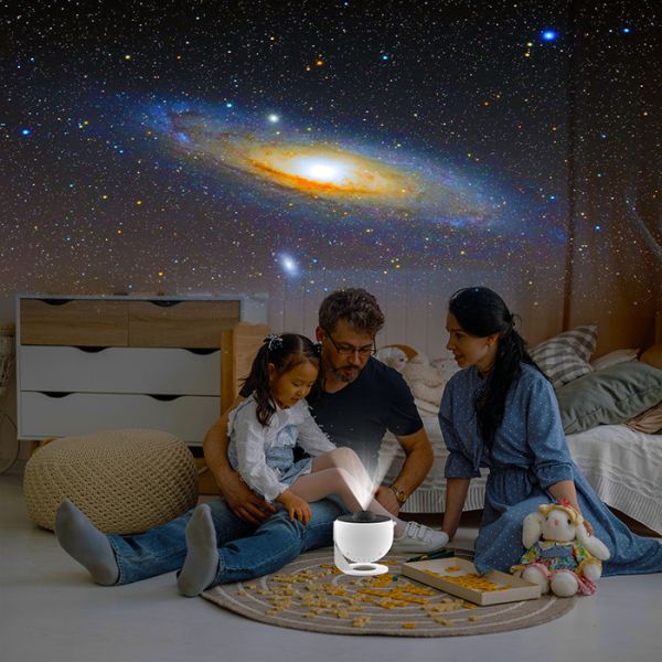 OEM Bedroom Planetarium Galaxy Projector With Timing Adjustable