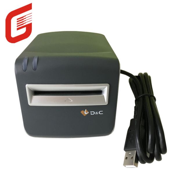 140mm*83mm*60mm External Installation D C T6-U-I Contact IC Smart Card Reader Favorite