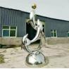 Decoration Polished Metal Dolphin Sculpture Garden Statues And Ornaments for sale