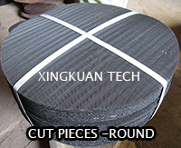 Black Woven Wire Mesh Cloth For Rubber Plastic Industry 40 Mesh 60 Mesh 80 Mesh
