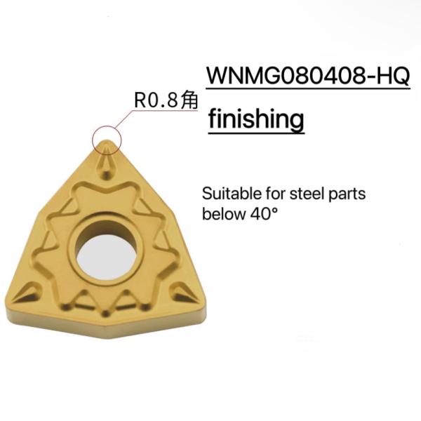Cheap External Peach Lathe Blade Wnmg080408-Hq CNC Blade indexable inserts used in cnc tooling for sale
