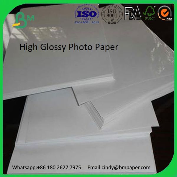 Hot Sale 230gsm 3R 4R 5R A3 A4 Cast Coated Glossy Inkjet Photo Paper