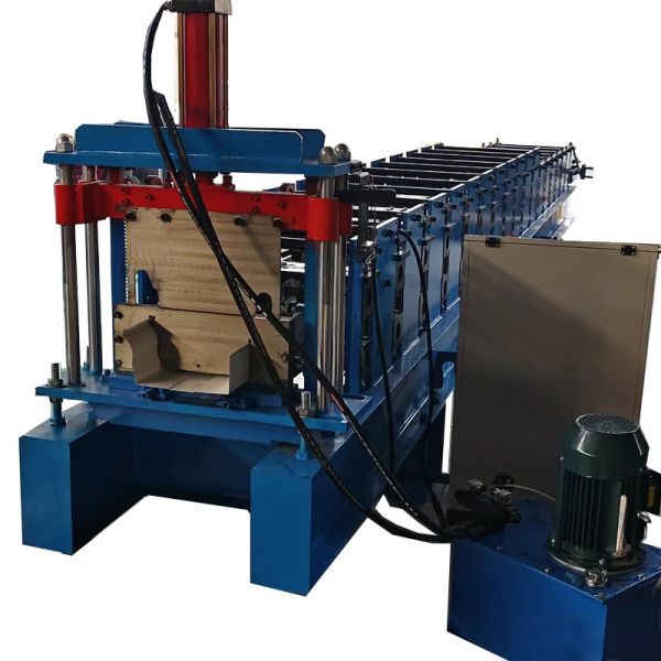 Automated Hydraulic Cutting Downpipe Forming Machine with PLC Control