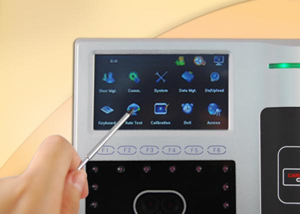 Cheap Standalone or network face recognition time attendance system with SMS , T9 input , DST for sale