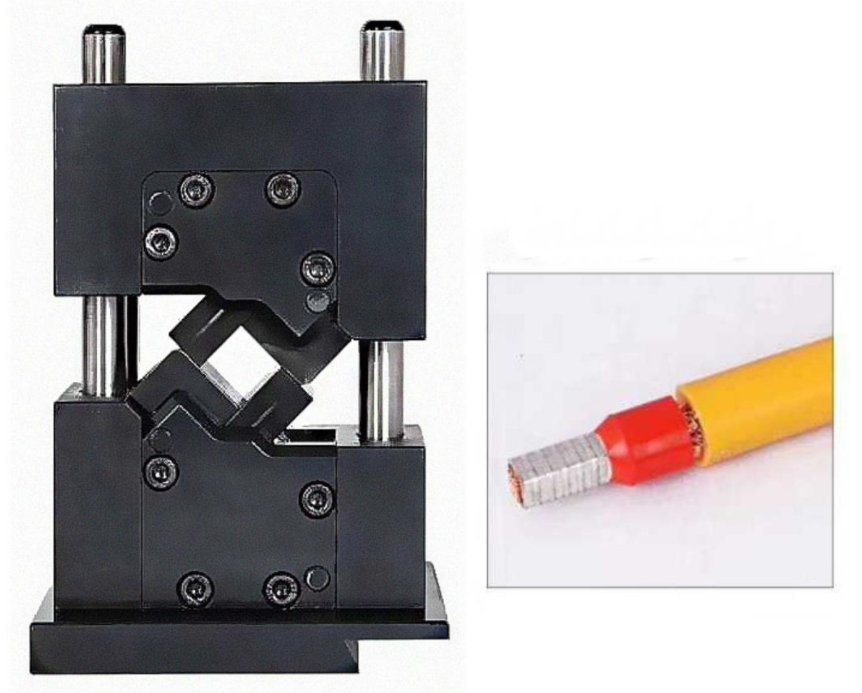 Four Side Square Crimping Applicator For Various Tubular Terminals