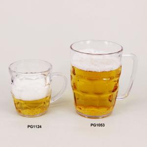 Best Unique 21oz Plastic Beer Mugs With Handles Reusable Recyclable wholesale