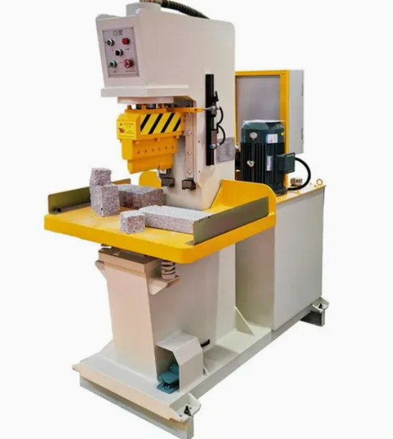 Hydraulic Stone Guillotine Stone Splitting Machine For Curb Kerb Stone Marble Granite Paving Stone